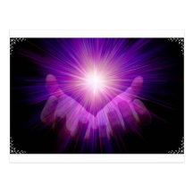 Healers flame post card