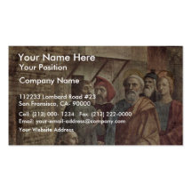 Healing The Shadow Of Peter By Masaccio (Best Qual Business Cards