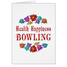 Health Happiness Bowling Card