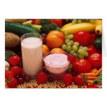 Healthy food cards