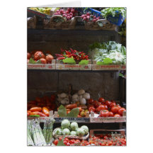 healthy fresh produce card