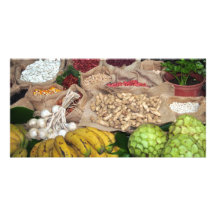 Healthy ingredients photo cards