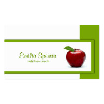 Healthy life  business card business cards