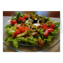 Healthy Taco Salad Recipe Note Card