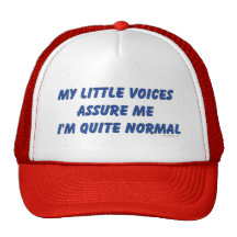 Hearing Voices Humour Trucker Hats