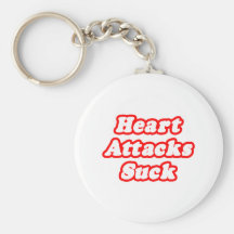 Heart Attacks Suck Key Chain