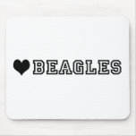 (heart) BEAGLES Mousepads