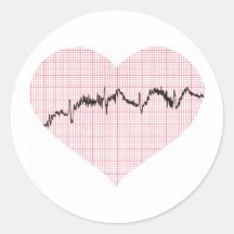 Heart Beat IV Sticker