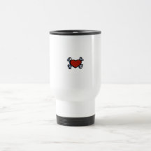 Heart Crossbone  Coffee Mug