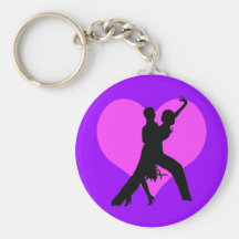 Heart dance keychain