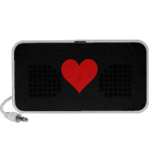 Heart Doodle Notebook Speakers