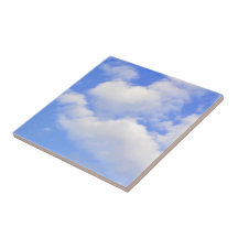 Heart from clouds Tile
