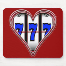 HEART FULL OF SLOTS MOUSE PAD