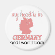Heart Germany Magnets