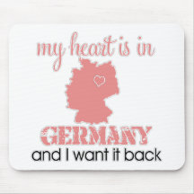 Heart Germany Mousemat
