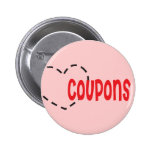 Heart - Love - Coupons Pinback Button