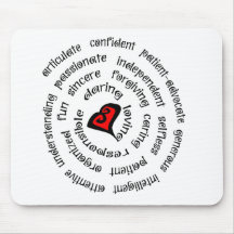 heart nurse copy mouse mat