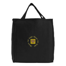Heart Of Gold Embroidered Bag