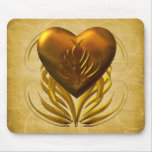 Heart of Gold Mousepads