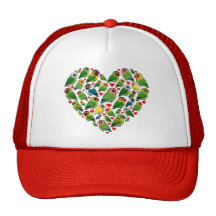 Heart of Lovebirds Hat