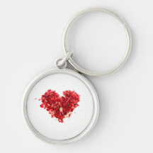 Heart of mine key chain