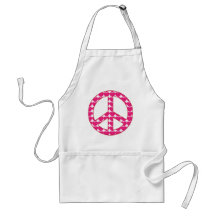 Heart Peace Sign Apron