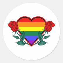 Heart Rainbow Sticker