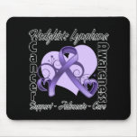 Heart Ribbon - Hodgkins Lymphoma Awareness Mouse Pad