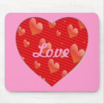 Heart-Shaped Love Mousepad