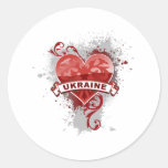 Heart Ukraine Stickers