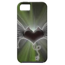 heart with wings iPhone 5 cases