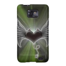 heart with wings samsung galaxy s2 case