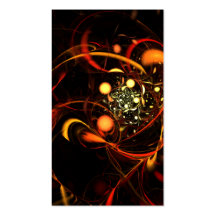 Heartbeat Abstract Art Business Card