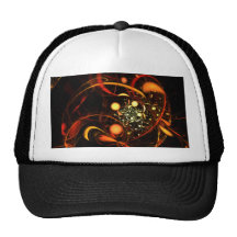 Heartbeat Abstract Art Hat