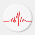 heartbeat refrigerator magnet