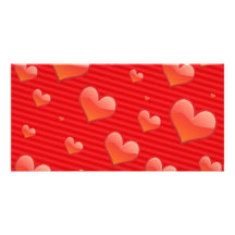 HEARTS AND STRIPES HEARTS PHOTO CARDS