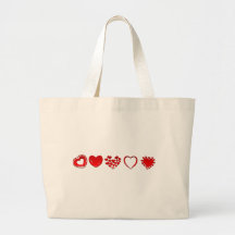 Hearts Einkaufstasche