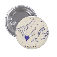 Hearts Gone Batty Button