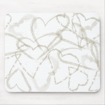 hearts mouse mats