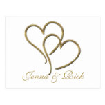 Hearts of gold post card