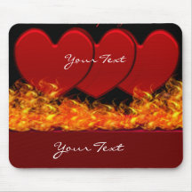 Hearts on Fire Mousepads