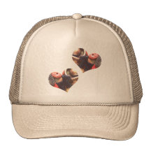 Hearts Scottie Dogs Hat