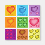 Hearts Set Fridge Magnets
