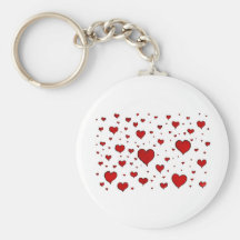 Hearts Valentines Day Key Chain