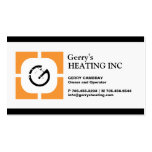 HEATING COMPANY BUSINESS CARD