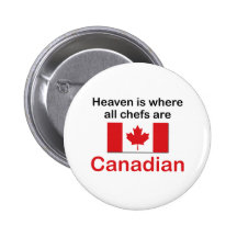 Heavenly Canadian Chefs Buttons