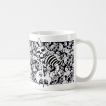 Heavy Metal Skeleton Coffee Mugs