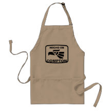 Hecho en Compton personalizado custom personalised Aprons