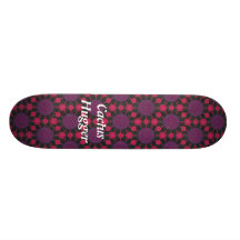 Hedgehog Cactus Flower Skateboard