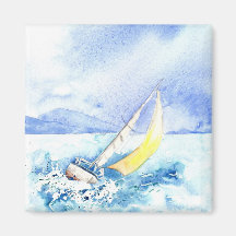 'Heeled Over' Magnet